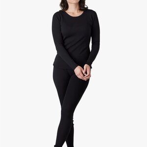 LAPASA Womens 100% Merino Wool Base Layer Set Lightweight Thermal Size XS